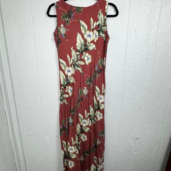 Hilo Hattie The Hawaiian Original Dress Sz Small Sleeveless Rayon Floral Resort - Picture 3 of 8